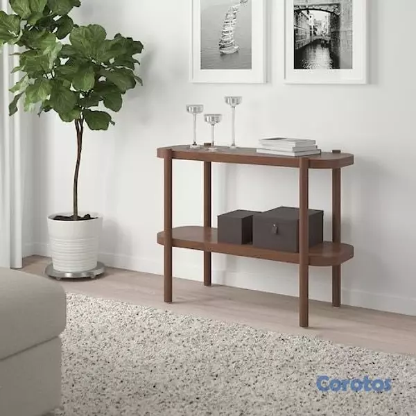 decoración y accesorios - Consola color caoba 2