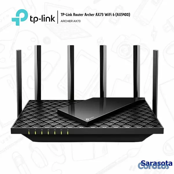 accesorios para electronica - TP-Link Router Archer AX73 WiFi 6 (AX5400) 2