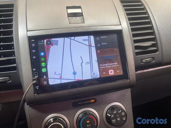 carros - Nssan Sentra 2008 full azul radio car play aire  4