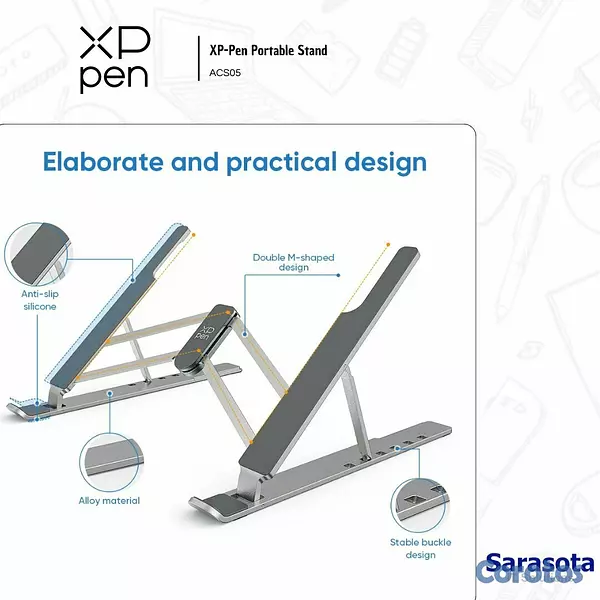 accesorios para electronica - XP-Pen Portable Stand ACS05 3