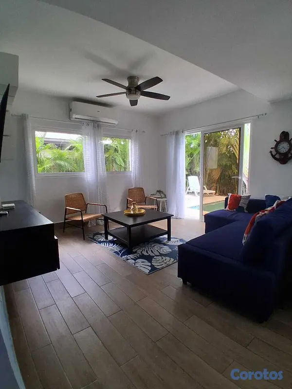 casas vacacionales y villas - VILLA AMUEBLADA EN  METRO COUNTRY CLUB Precio US$  5