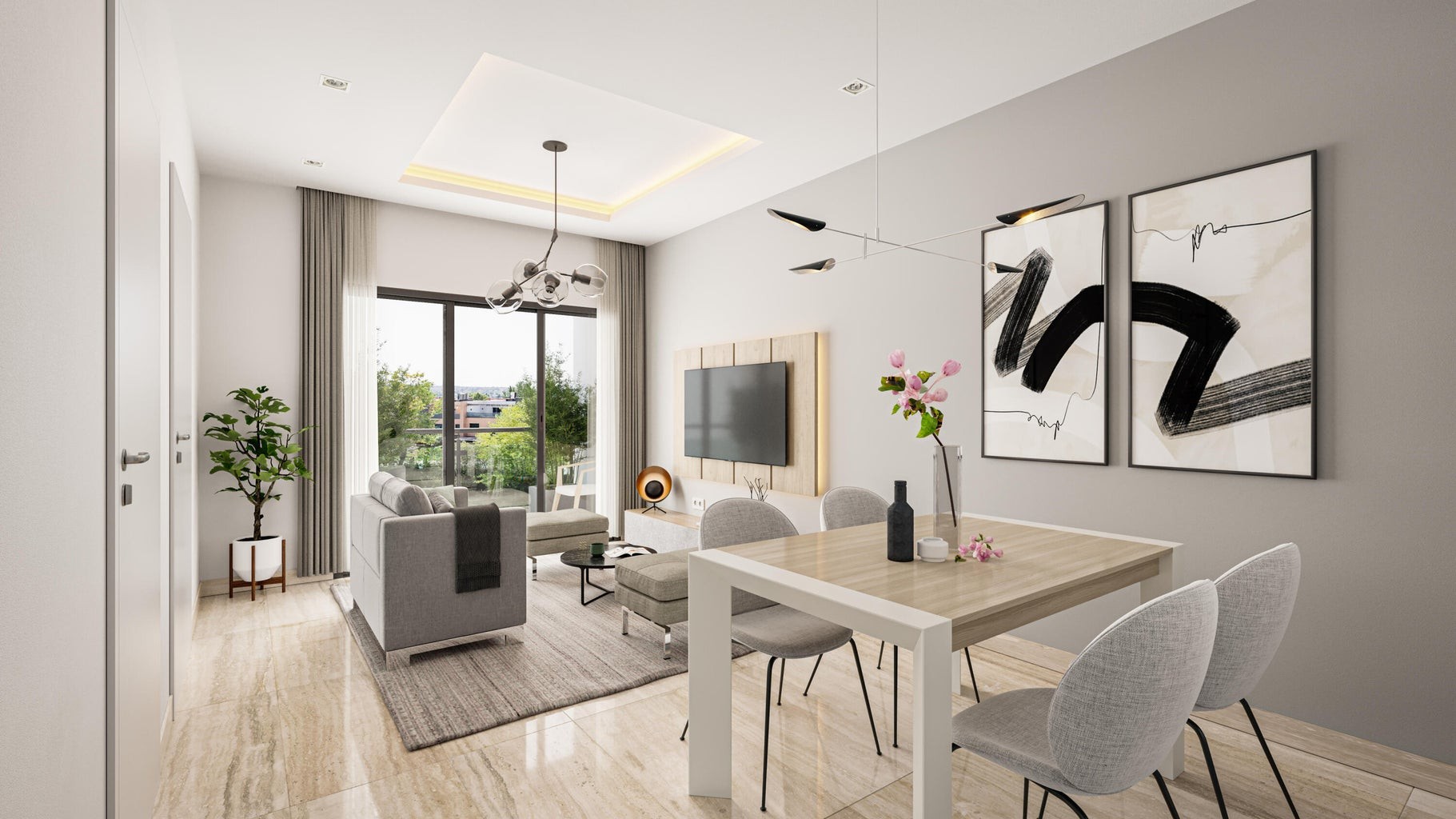 apartamentos - Apartamento en Venta en Boca Chica con Dos Habitaciones 2