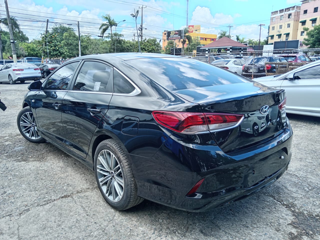 carros - HYUNDAI SONATA NEW RISE 2018 NEGRO GASOLINA 3