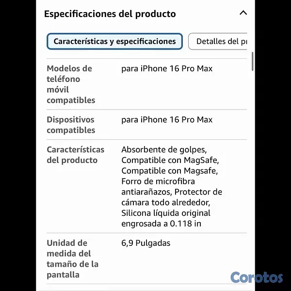 celulares y tabletas - Cover IPhone 16 Pro Max 10