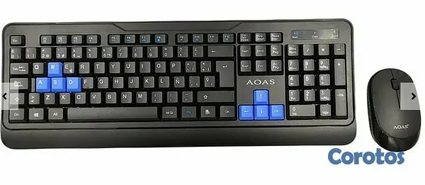 otros electronicos - Combo de Teclado y Mouse Inalámbricos  2
