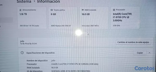 computadoras y laptops - Pc Gamer excelente para jugar y trabajar 3