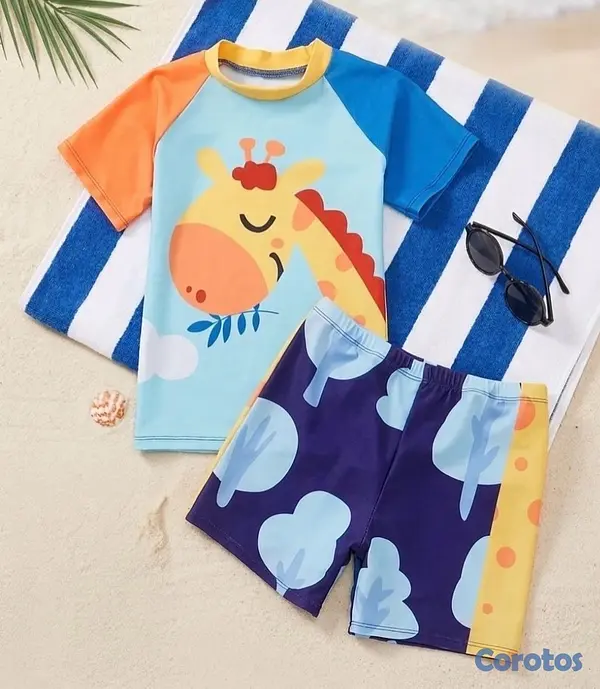 ropa y zapatos - traje de baño para niños  2