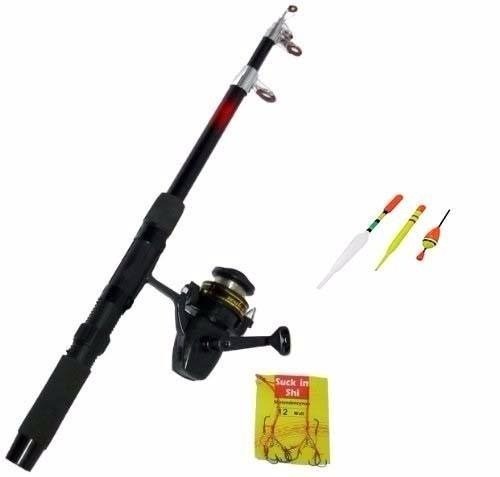 deportes - Set De Pesca Caña de Pescar Anzuelo Boya Pezcar Pez VARA 2