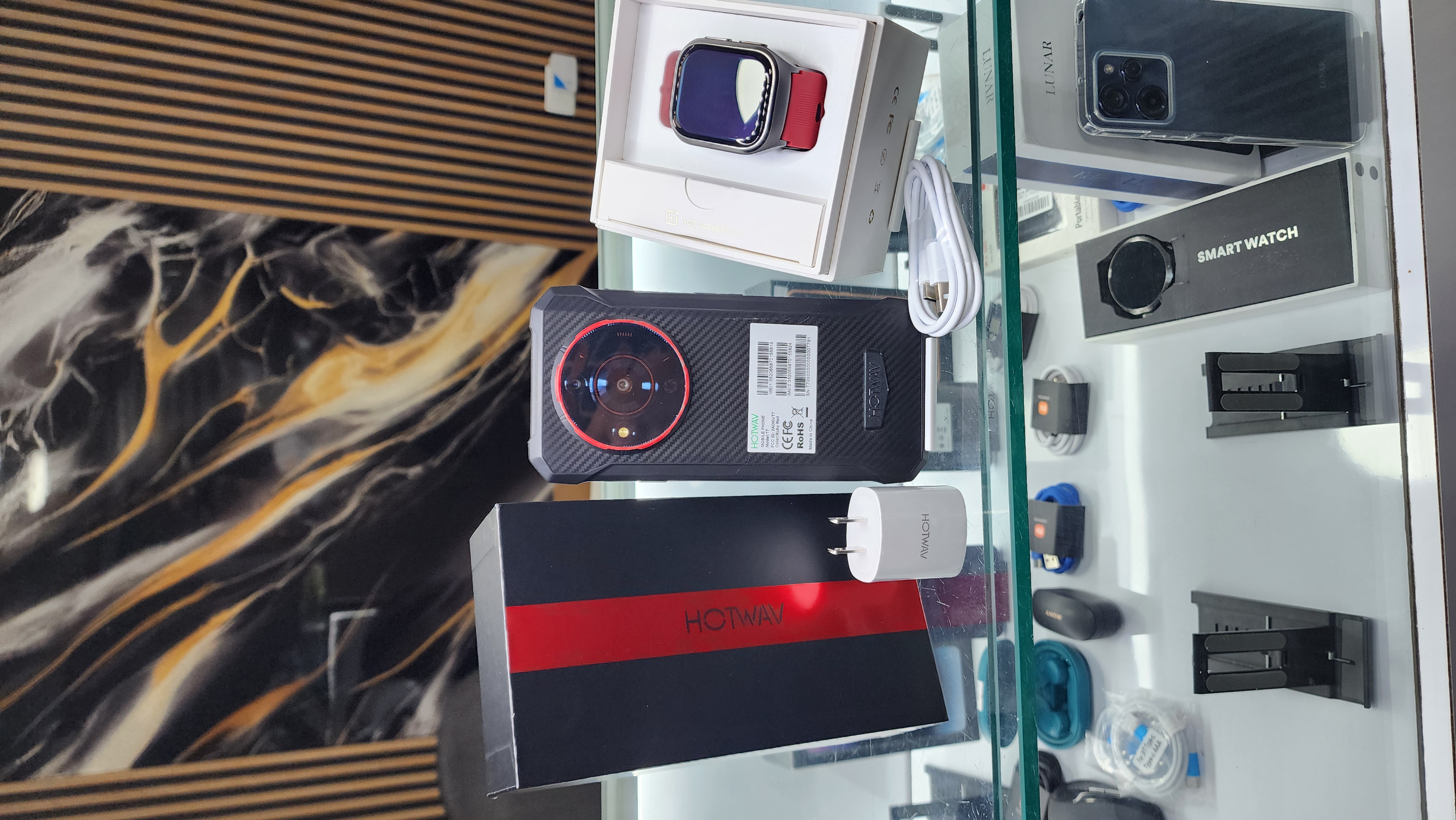 celulares y tabletas - 💪 HOTWAV T7 | 128GB + 8GB RAM | Batería 6500 Resistente + Smartwatch de Regalo
 2