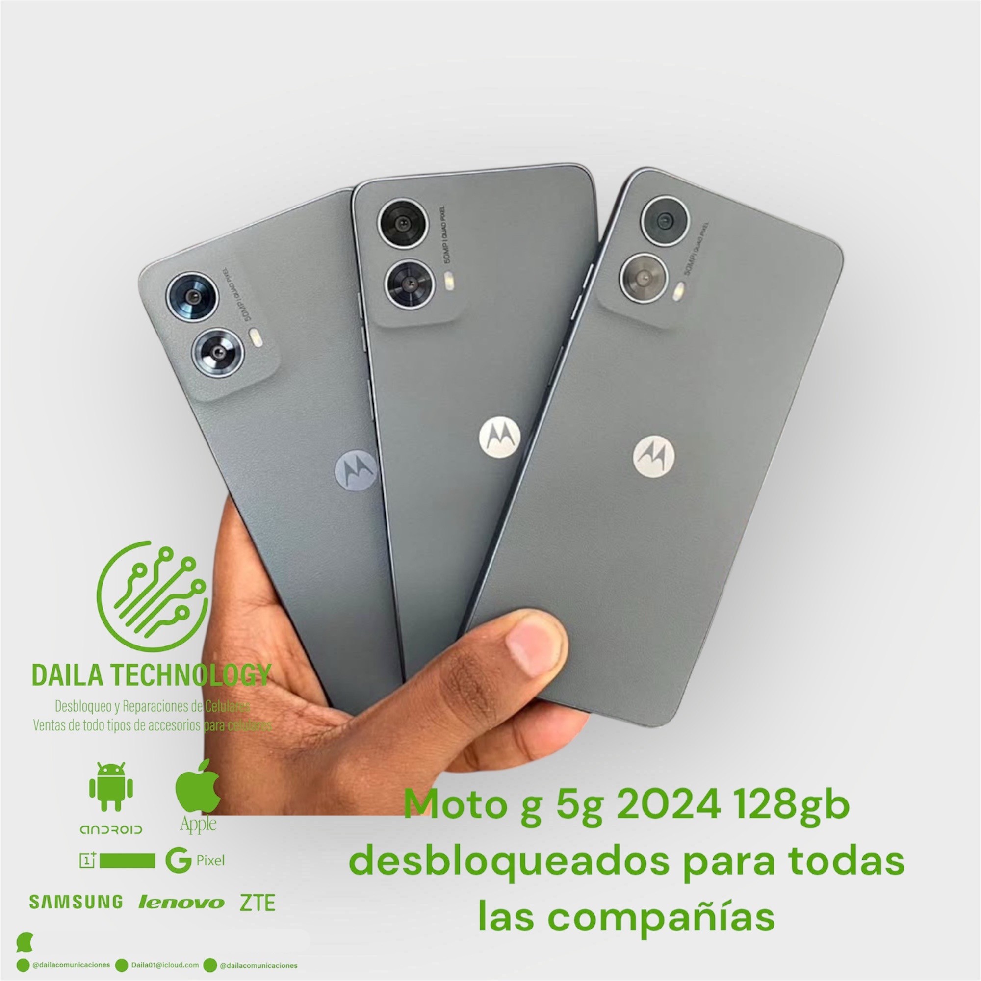 celulares y tabletas - Moto g 5g 2024 128gb  0