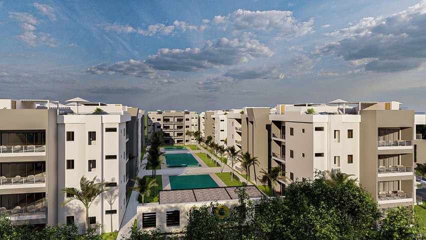 apartamentos - Proyecto en venta Punta Cana  #23-74 un dormitorio, áreas sociales, ascensor.
 5