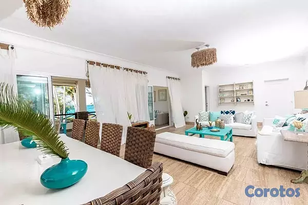 apartamentos - Las Terrenas - Samaná, Apartamento amueblado frente al mar de 2 niveles 13