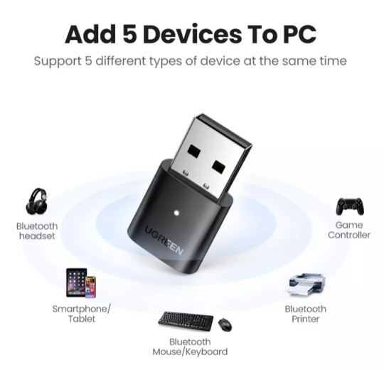 accesorios para electronica - USB Bluetooth  5.0 para computadoras. 1