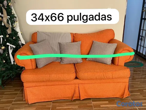 muebles y colchones - juego de mueble y 2 butacas  5