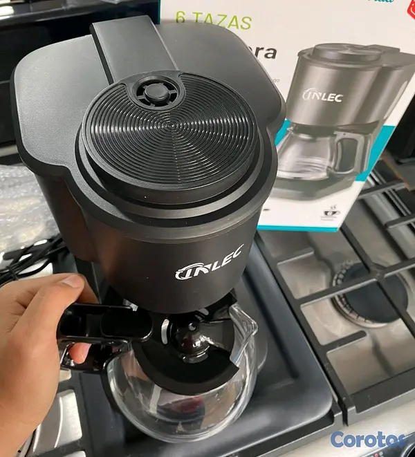 electrodomesticos - Cafetera eléctrica Inlec
Modelo 850-15100
Capacidad de 6 tazas  5
