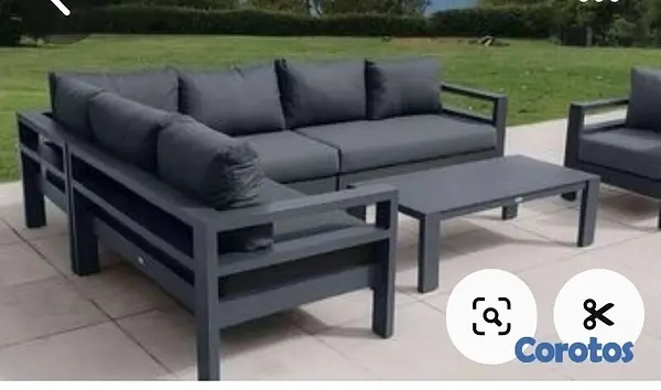 muebles y colchones - MUEBLES DE EXTERIOR EN HIERRO GALVANIZADO  3