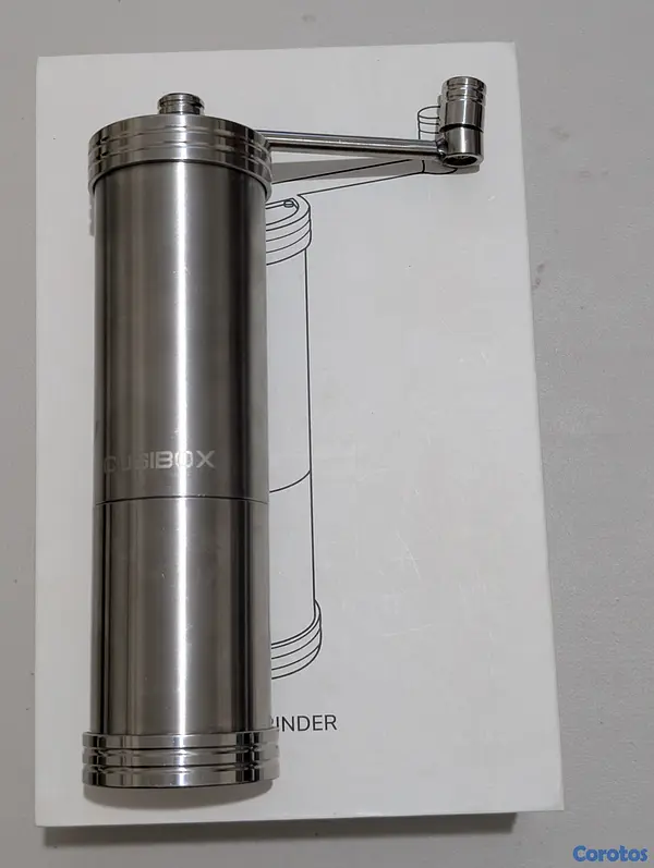 cocina - Molinillo de café manual CUSIBOX de acero inoxidable con fresa cónica ajustable 3