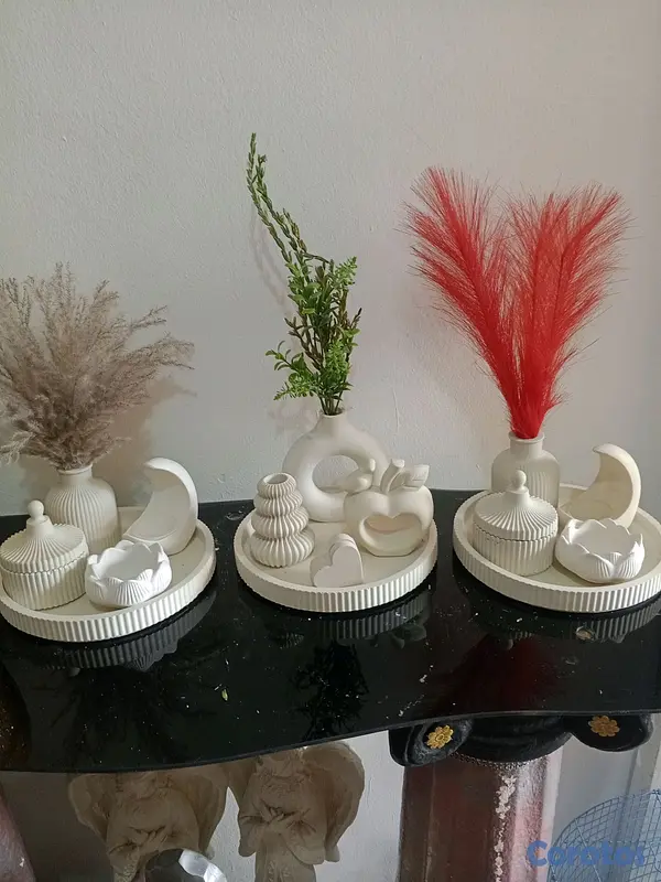 decoración y accesorios - hermosa piezas decorativa en yeso para su hogar 6