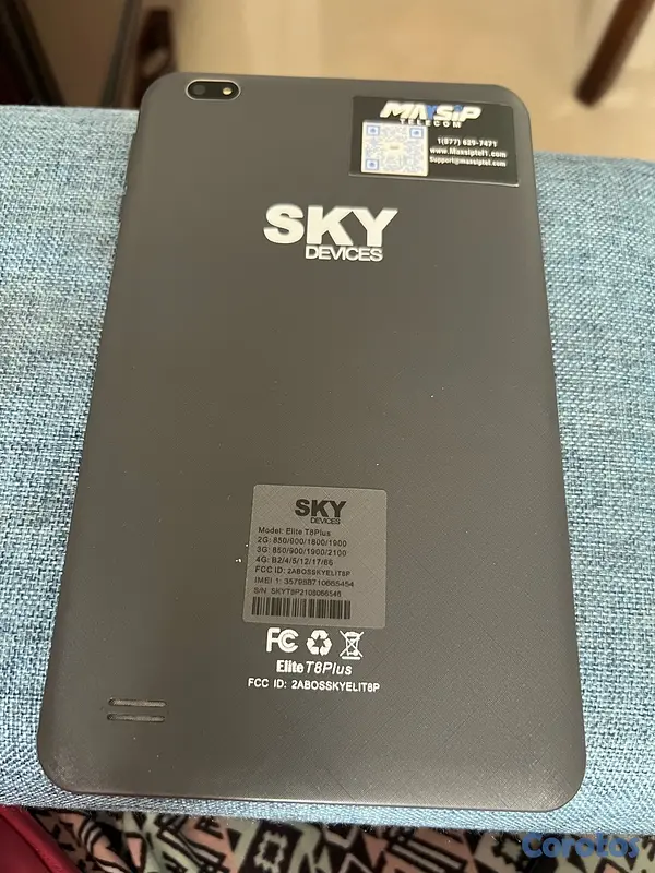 celulares y tabletas - Tablet SKY modelo ÉLITE T8 PLUS 2