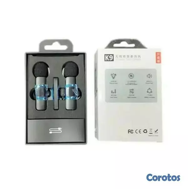 camaras y audio - Micrófono inalámbrico tipo C doble, ideal para entrevistas 3