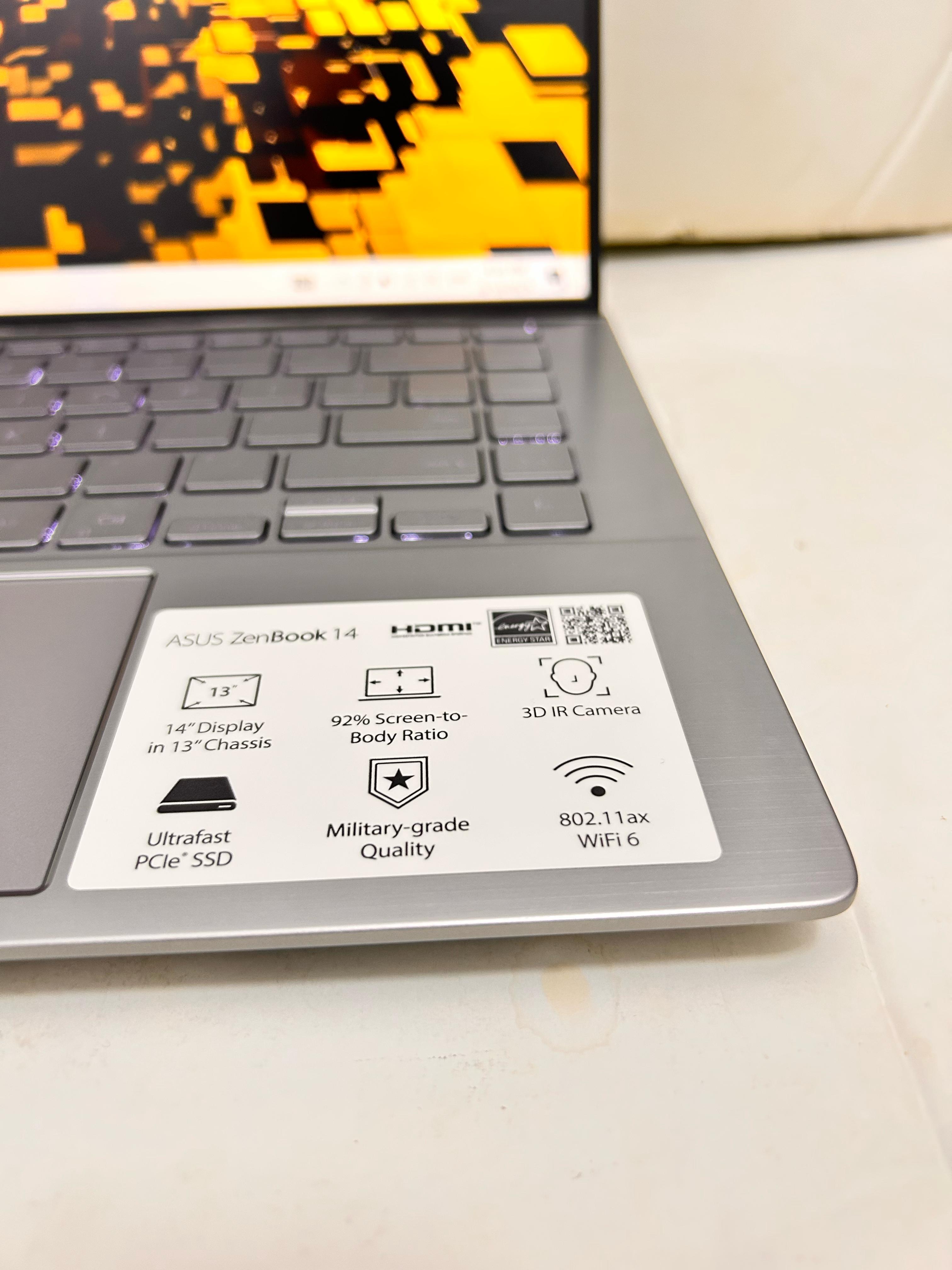 computadoras y laptops - Laptop ASUS ZenBook, 14”, NVIDIA GeForce, Ryzen 5 5
