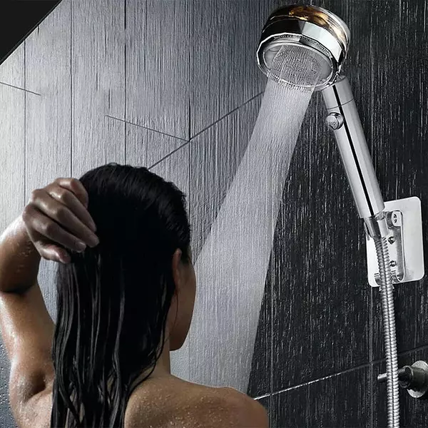 herramientas, jardines y exterior - Cabezales de ducha de alta presión giratorio tipo spa con carga turbo 360 8