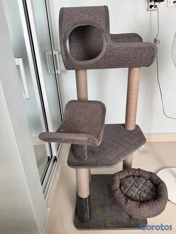 animales y mascotas - Torre para gatos 2