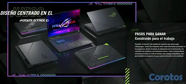 computadoras y laptops - ASUS ROG STRIX G16 RTX 5070 4