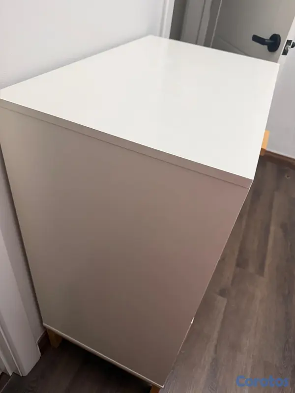 muebles y colchones - Gavetero alto blanco  6