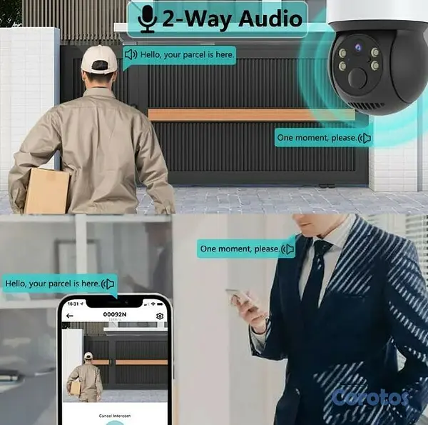 camaras y audio - Camara Wifi de Exterior Solar JE-425XM 5