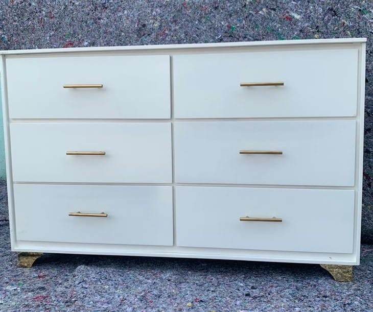 muebles y colchones - Gavetero blanco  1