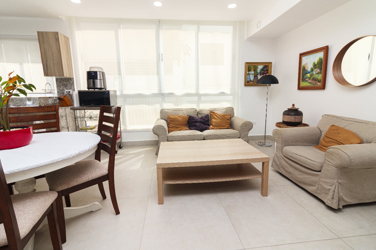 apartamentos - Alquilo apartamento amueblado en Evaristo Morales  2