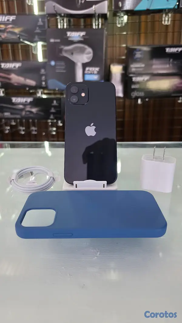 celulares y tabletas - iPhone 12 64GB Negro desbloqueado de fabrica compl 2