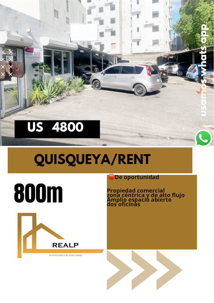 oficinas y locales comerciales - Local en el Quisqueya 800m 0