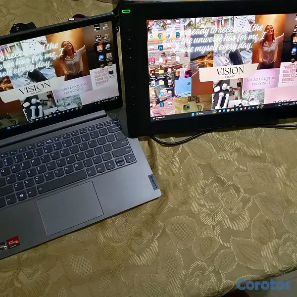 computadoras y laptops - Huion Kamvas 16 (2021) como nueva con accesorios y caja 5