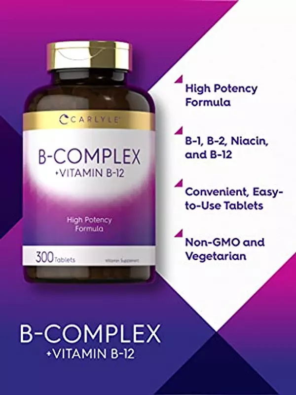 Salud y Equipamiento Médico - Vitamina Del Complejo B Con B12 2