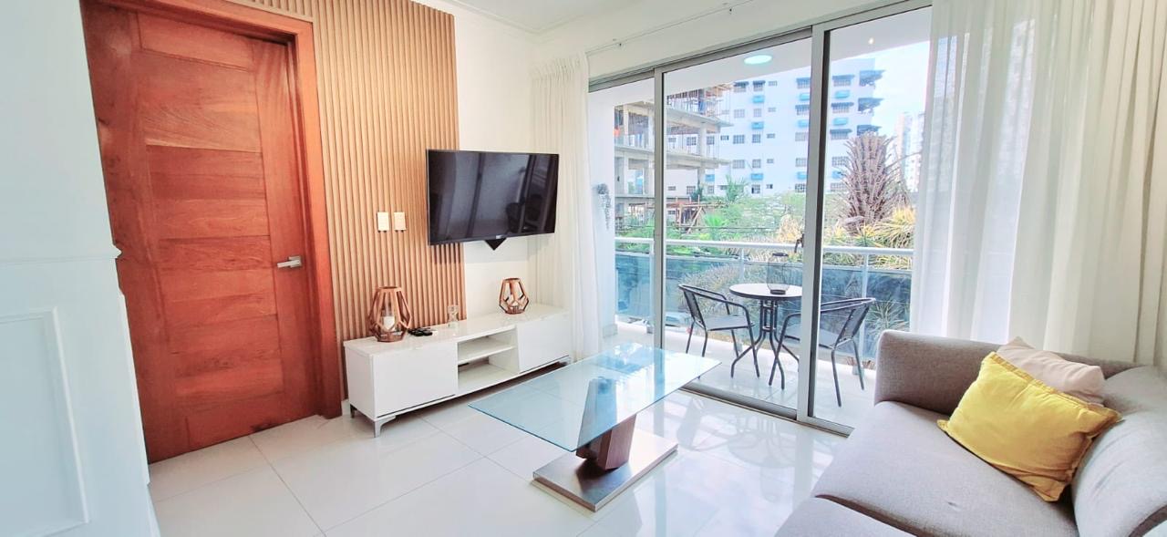 apartamentos - Vendo  o al amueblado Naco una hab balcón parqueo  9