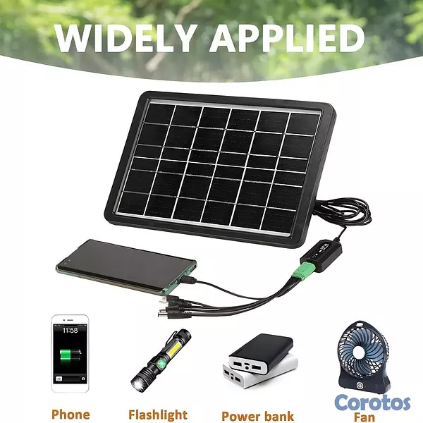 plantas e inversores - Panel Solar Portátil USB – Carga Celulares - Table 2