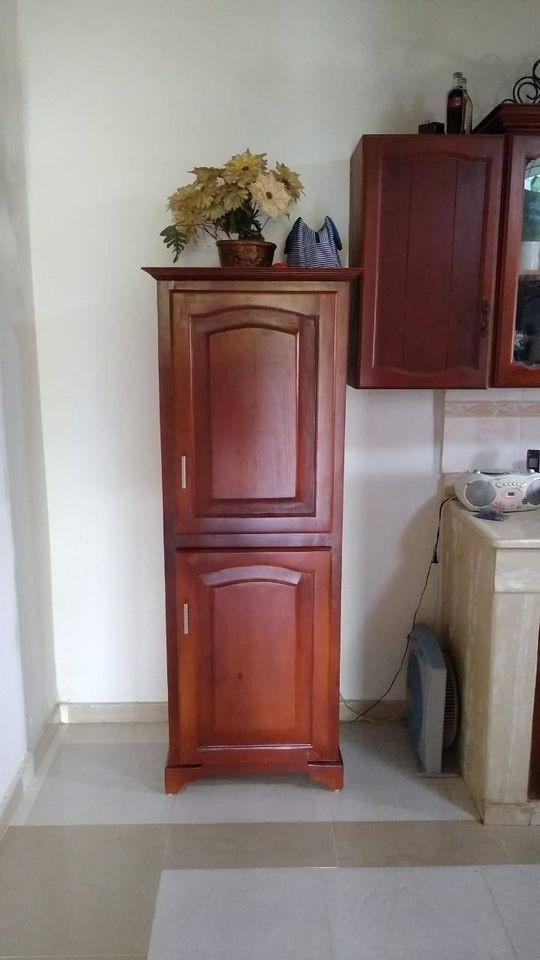 muebles y colchones - Despensa en madera para cocina  2