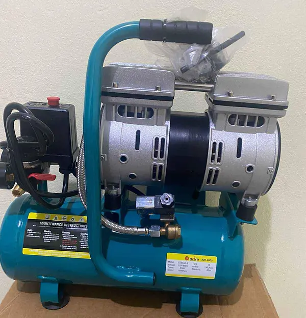 construccion e industrial - Compresor de aire 9 litros 110 voltios 550 Watts 2