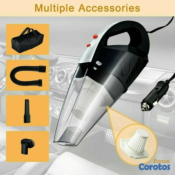 accesorios para vehiculos - Aspiradora De Carro Con Bulto 1