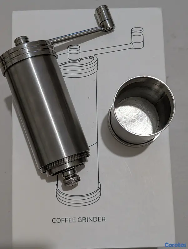 cocina - Molinillo de café manual CUSIBOX de acero inoxidable con fresa cónica ajustable 5