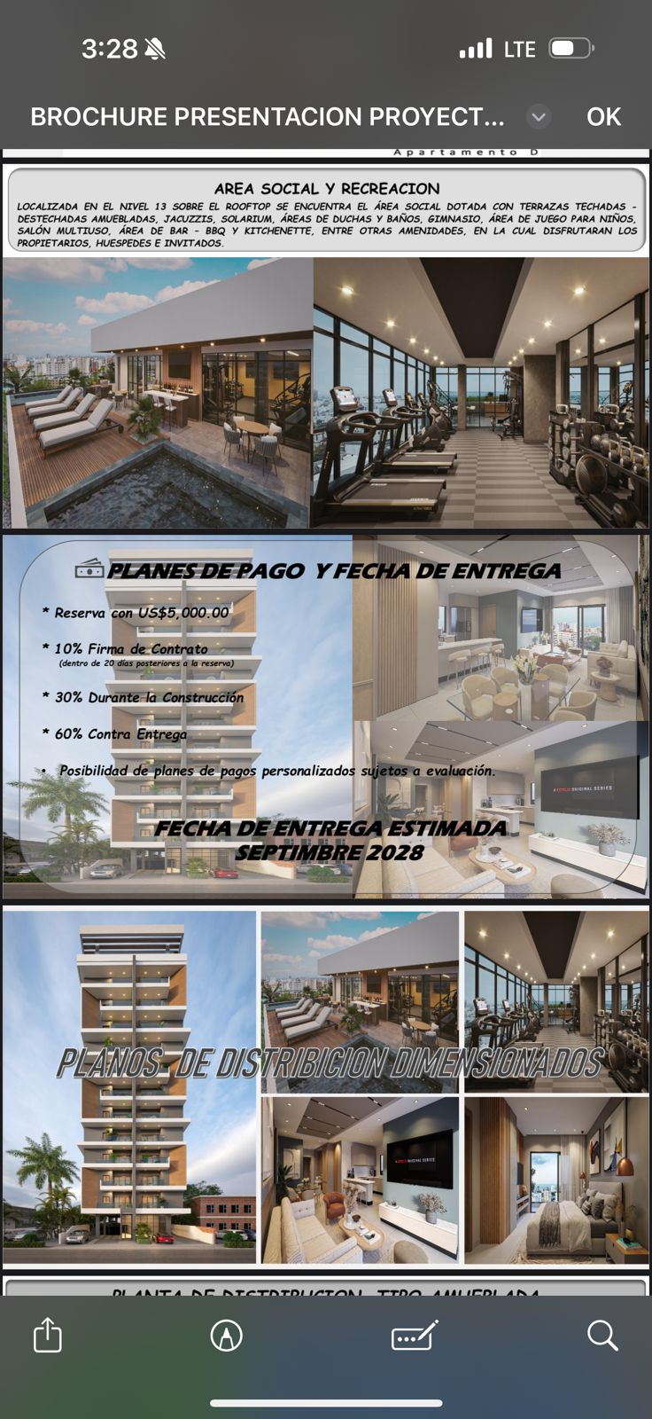 apartamentos - Proyecto  en plano de lujo Evaristo morales ,  Ent 7