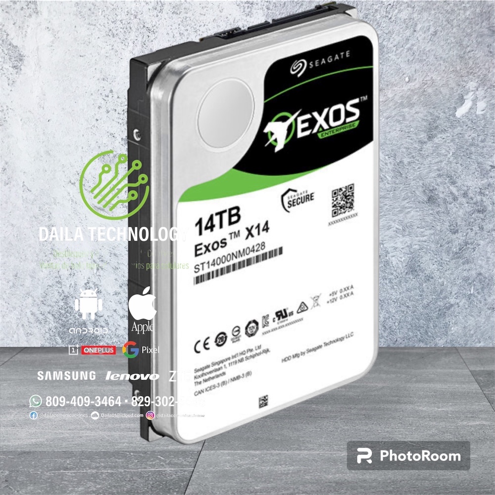 computadoras y laptops - Disco SATA 14TB  1