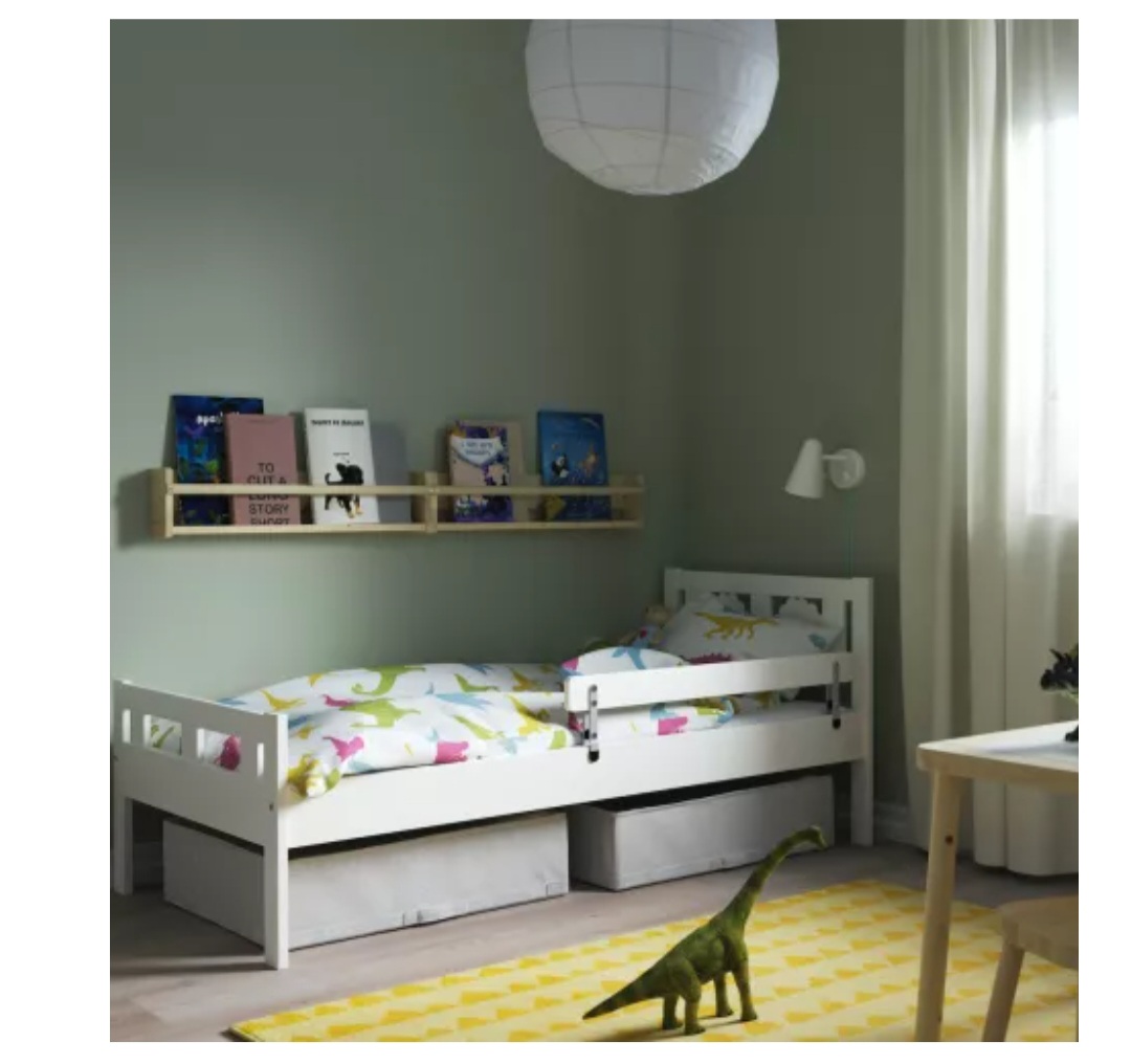 muebles y colchones - Cama para niño o niña con base de tablillas  0