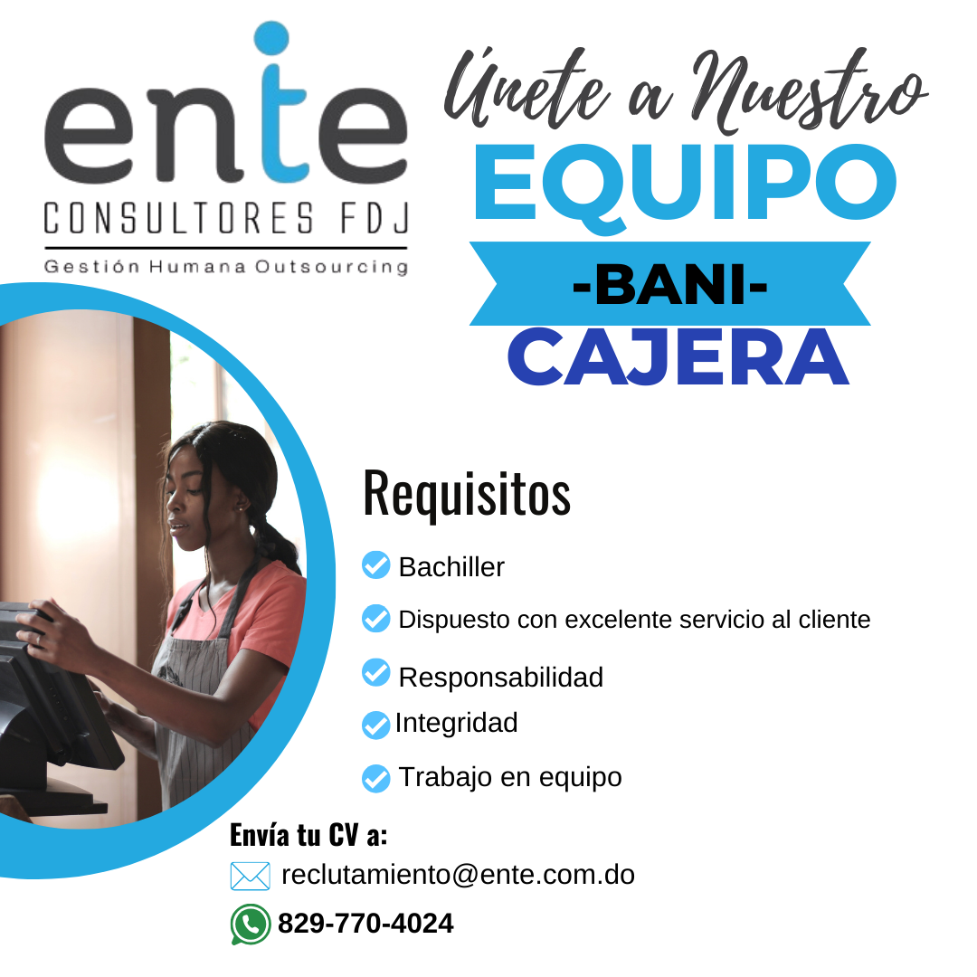 empleos disponibles - CAJERA  0