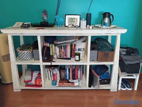 muebles y colchones - Estante Blanco  3