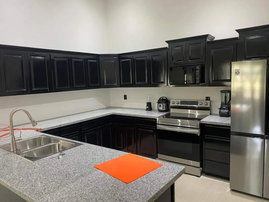 cocina - Tope de meseta y cocina en madera  1