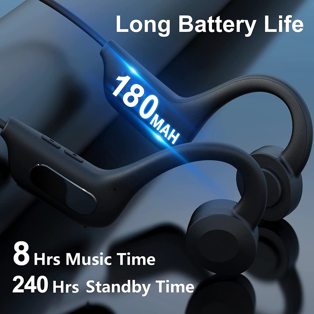 accesorios para electronica - Auriculares de oído abierto, inalámbricos, Bluetooth, audifonos, conducción  5