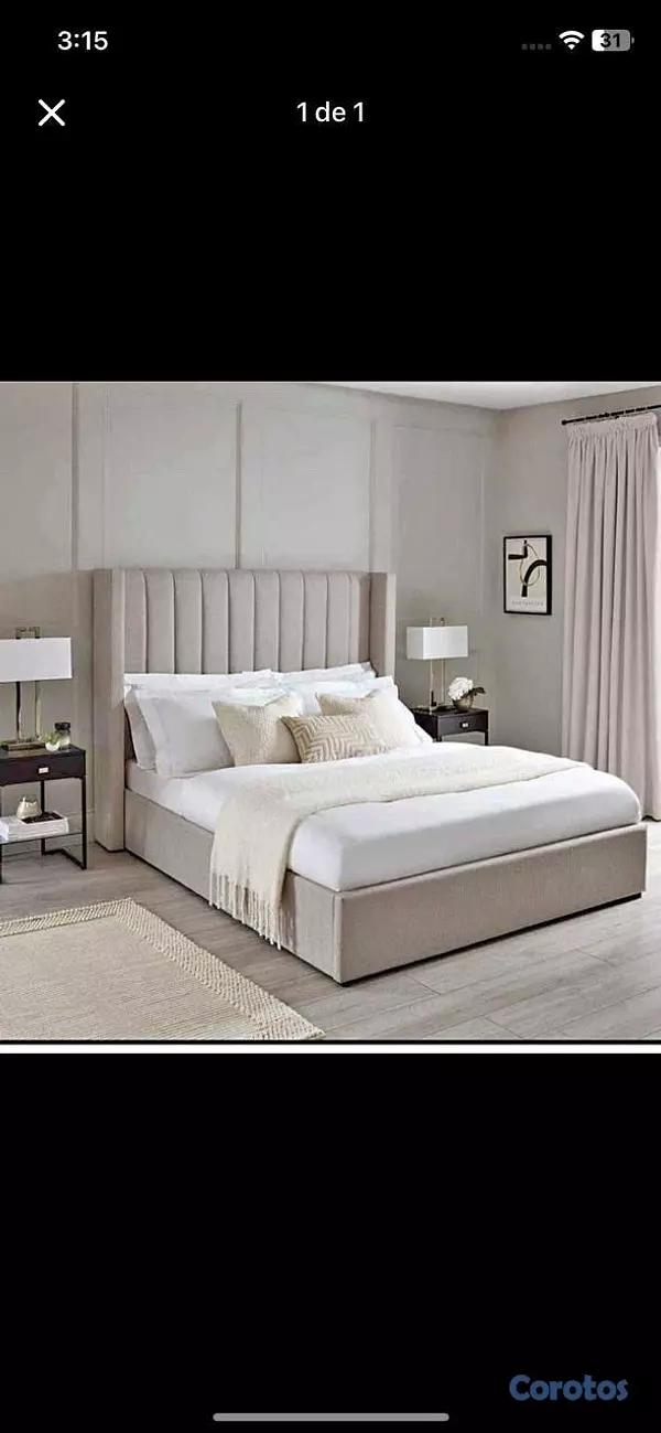 muebles y colchones - un especial de cama tapizada en un súper precio 🧸😍⏰ 9